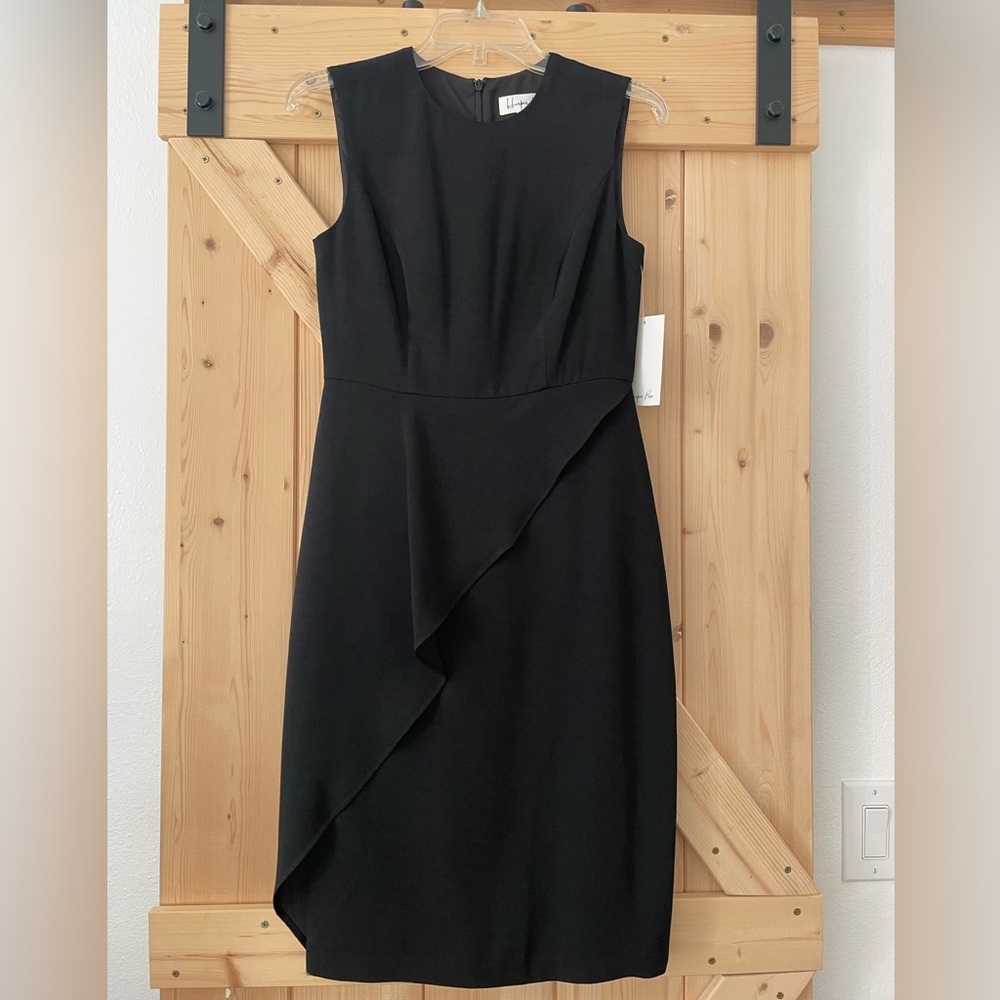 NWT Harper Rose Sleeveless Black Sheath Dress Size 4